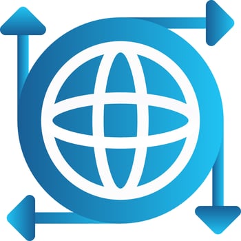 Global Infrastructure Vector Icon Design
