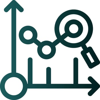 Predictive Analytics Vector Icon Design