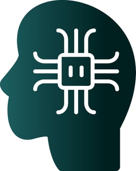 Machine Perception Vector Icon Design