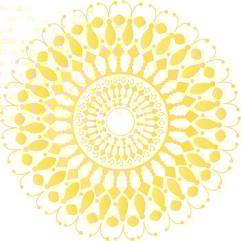 Editable Free Golden Mandala Vector Design Template, Mandala Design Artwork