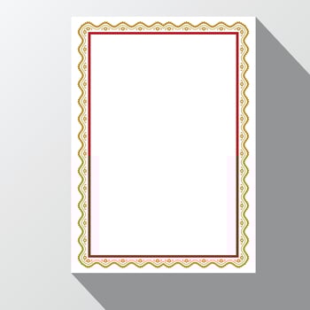 Islamic book cover design, Arabic frame border. vector