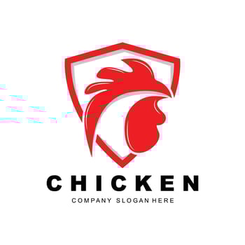 Chicken Logo, Farm Animal Vector, Design For Chicken Farm, Fried Chicken Restaurant, Cafe vector