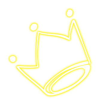 Glowing Neon Crown png