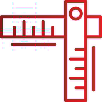 Measure Tape Vector Icon
