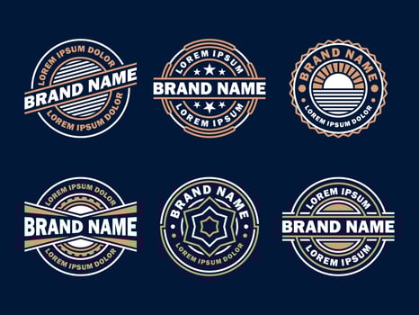 Vintage Badge Logo Collection vector