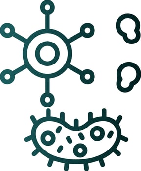 Bacteria And Virus Vector Icon Design