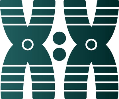 Chromosome Vector Icon Design