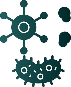 Bacteria And Virus Vector Icon Design