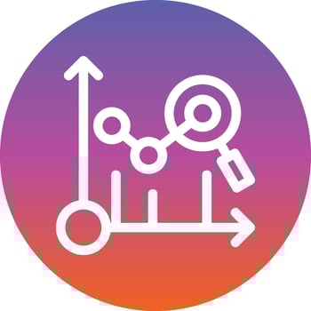 Predictive Analytics Vector Icon Design