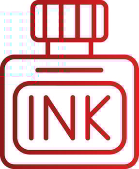 Ink Bottle Vector Icon
