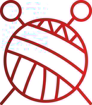 Knitting Vector Icon