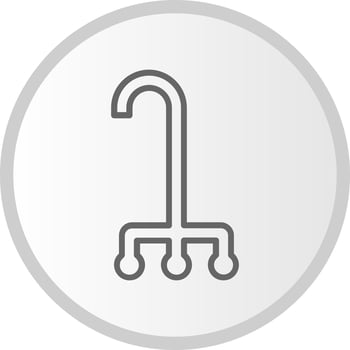 Walking Stick Vector Icon Design