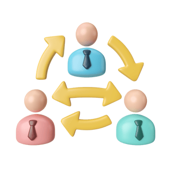 Connection 3D Illustration Icon png