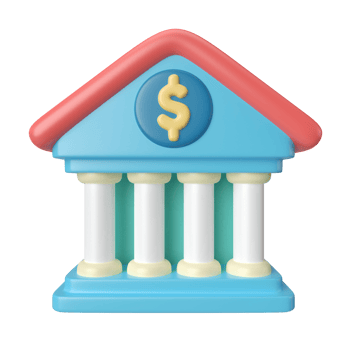 Bank 3D Illustration Icon png