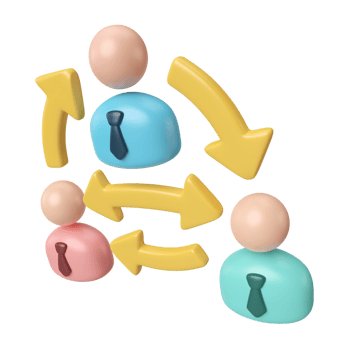 Connection 3D Illustration Icon png