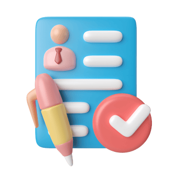 Applicant 3D Illustration Icon png