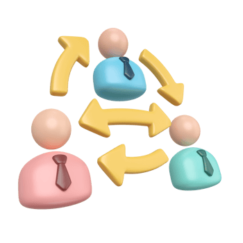 Connection 3D Illustration Icon png
