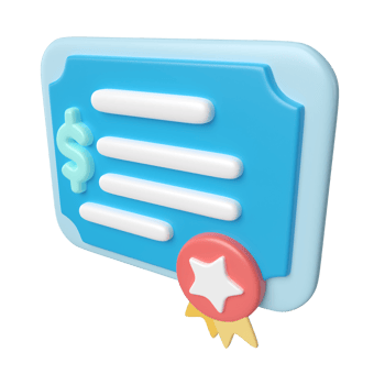 Shares 3D Illustration Icon png