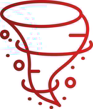 Hurricane Vector Icon Design