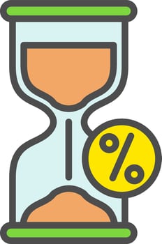 Hourglass Vector  Icon