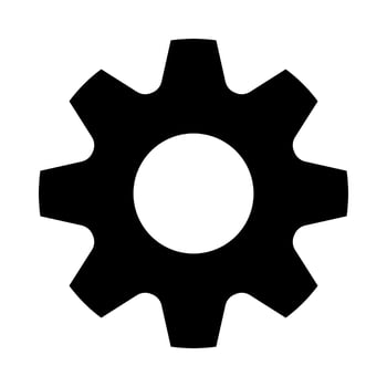 Setting icon isolated. vector