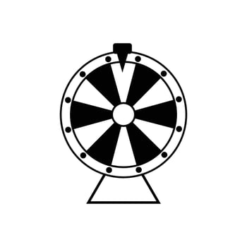 spin wheel icon vector