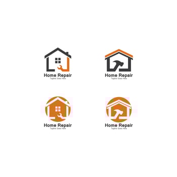 Home Repair logo template vector icon