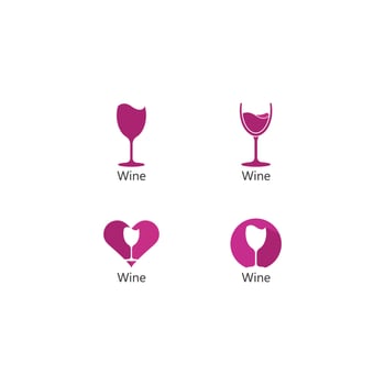 Wine logo design template. Vector illustration