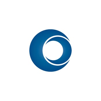 abstract circle logo vector template icon illustration