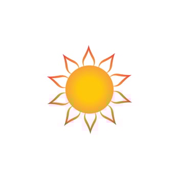sun Logo Icon Vector illustration