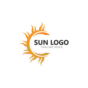sun Logo Icon Vector illustration
