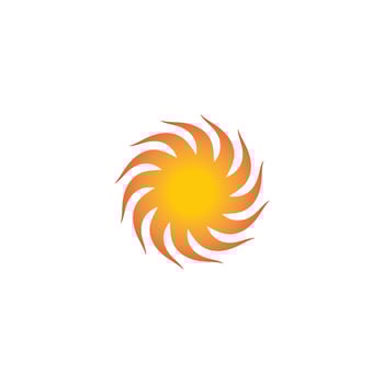 sun Logo Icon Vector illustration