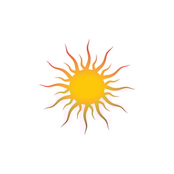 sun Logo Icon Vector illustration