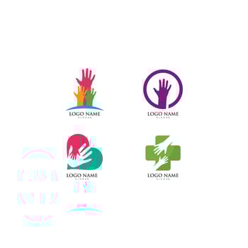 Hand Care Logo Template vector icon illustration