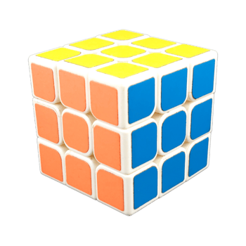 Rubik toy with transparent background png
