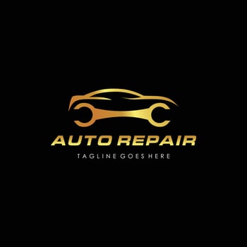 Vector modern clean minimalist logo automotive service corporate