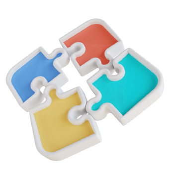 3D illustration puzzles png