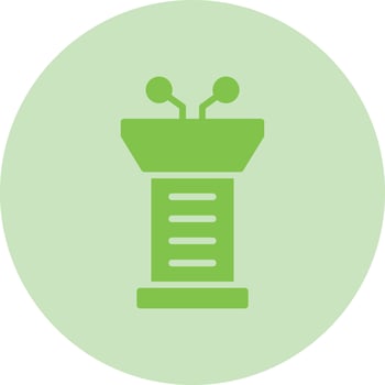 Podium Vector Icon