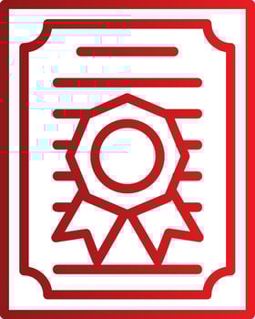 Diploma Vector Icon