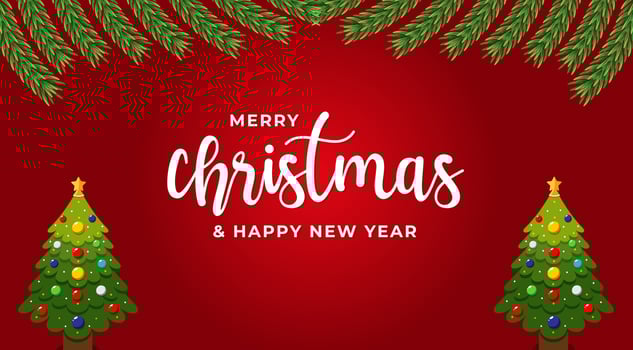 background merry christmas and happy new year 2023, vector editable