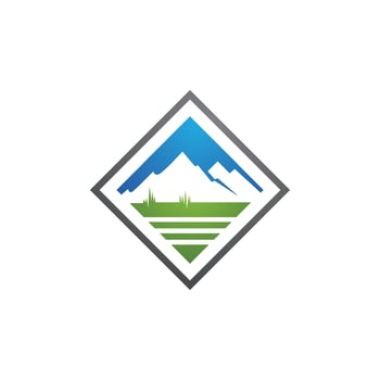 Mountain icon Logo vector