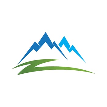 Mountain icon Logo vector