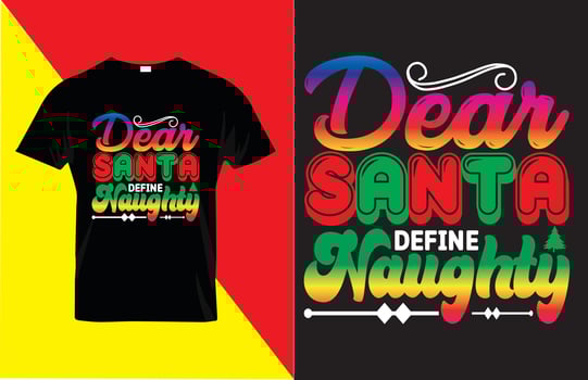 Christmas SVG T-Shirt Design vector