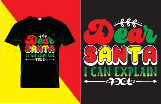 Christmas SVG T-Shirt Design vector