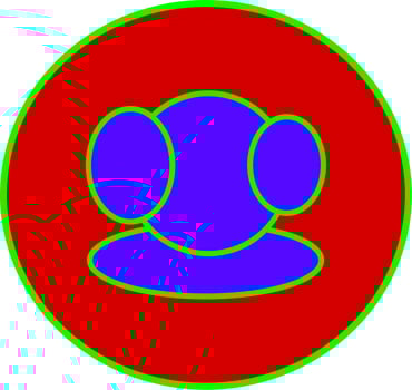 Social icon for social networks and websites. vector