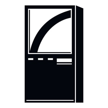 Shop payment machine icon, simple style vector