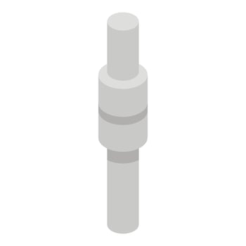 Motor car part icon, isometric style vector