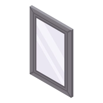 City lightbox icon, isometric style vector