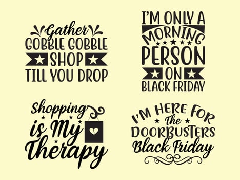 Black friday svg set, Black friday svg design,retro t-shirt design,black friday t-shirt design,black friday craft,black friday text design vector