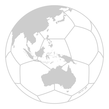 World Map on the Foot Ball Silhouette for Icon, Symbol, Pictogram, Sport News, Art Illustration, Apps, Website or Graphic Design Element. Format PNG